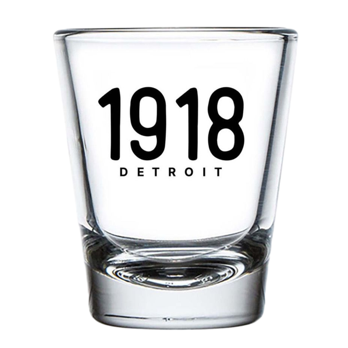 THE 1918 SHOT GLASS